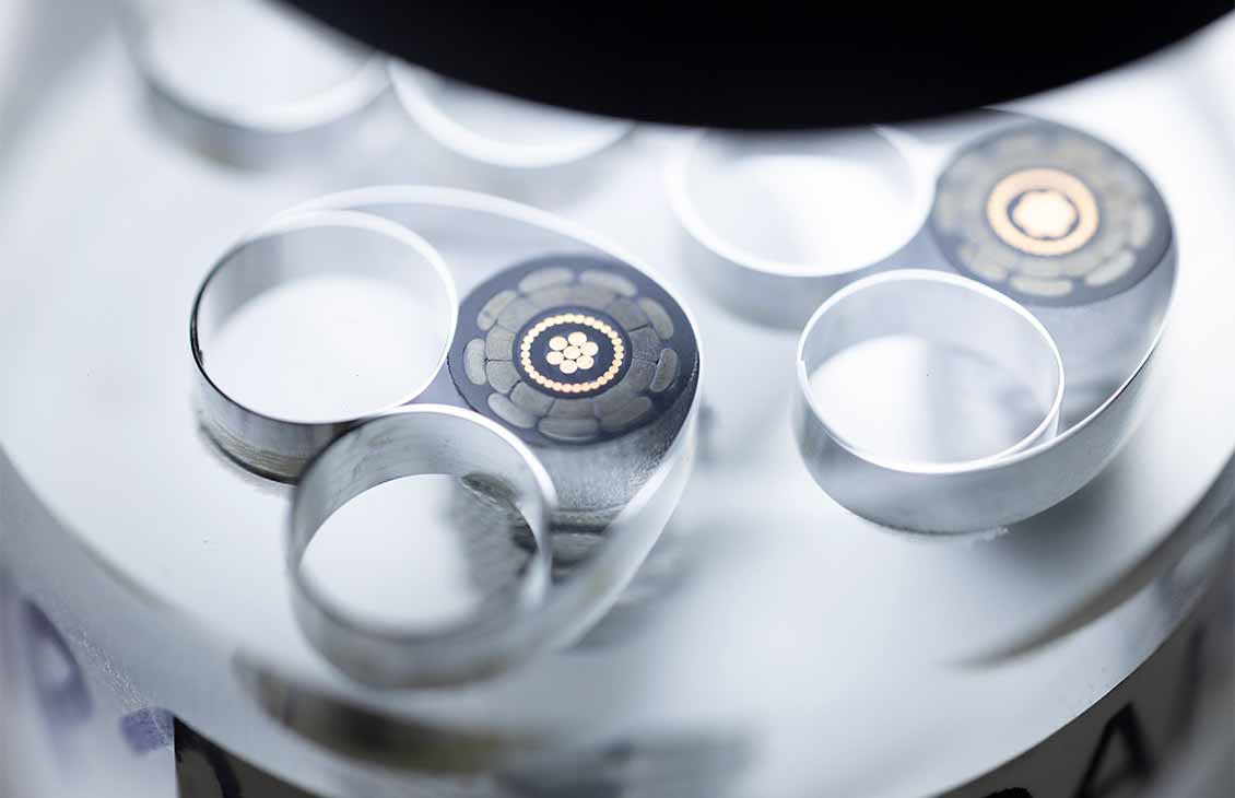 Close up of a piece of technology