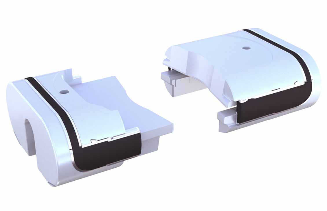 DSI dual-string interlocking shear ram, compatible with U and UM BOPs.