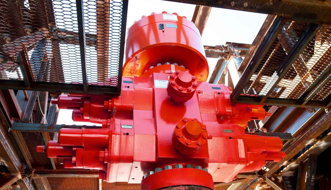 BOP stack mockup in Patterson