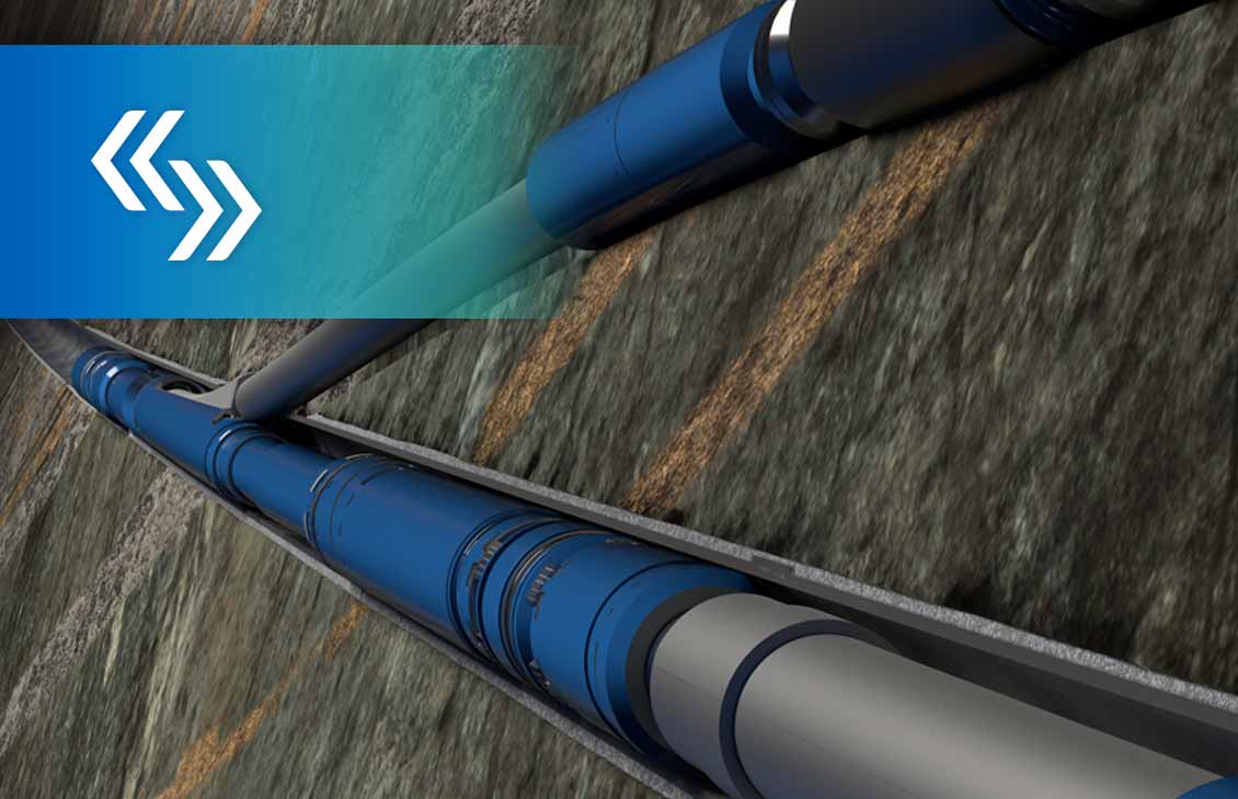 RapidX junction initiates deep in the well, eliminating the need for casing and cement to surface.