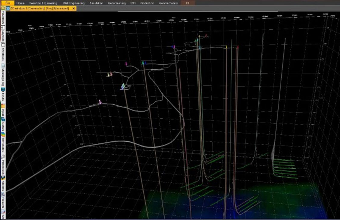 Intersect reservoir to processing