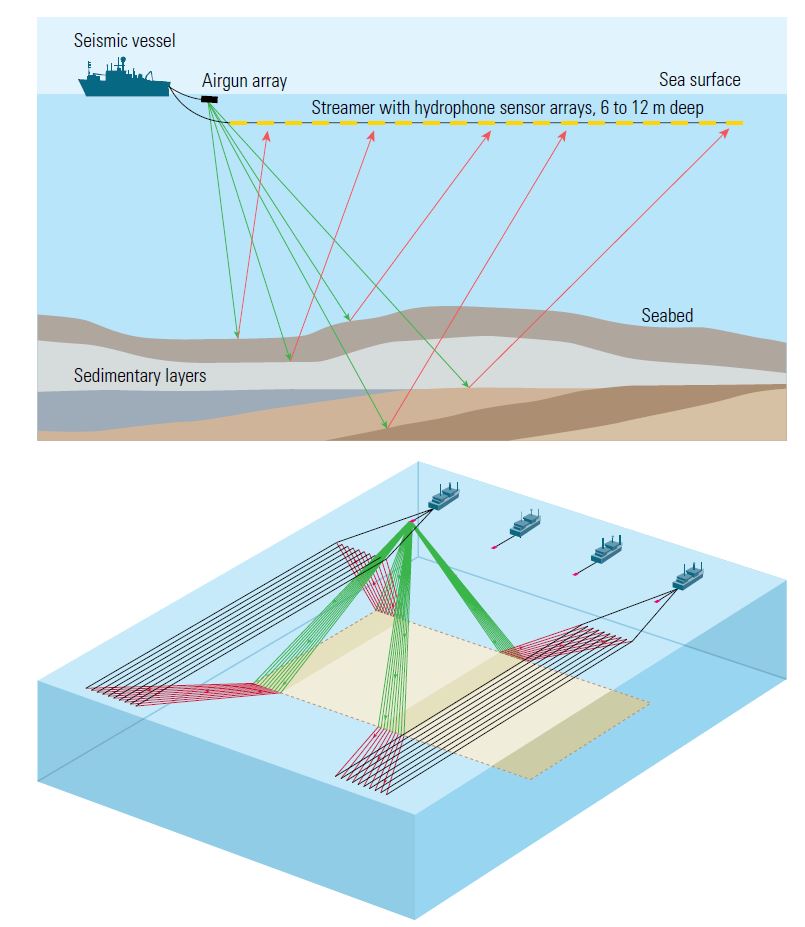 Marine seismic acquisition.