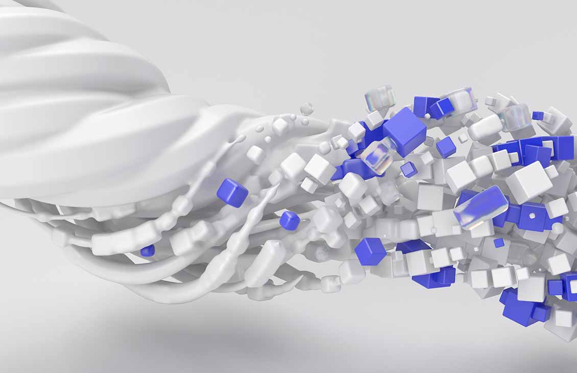 3D representation of chemical foamers