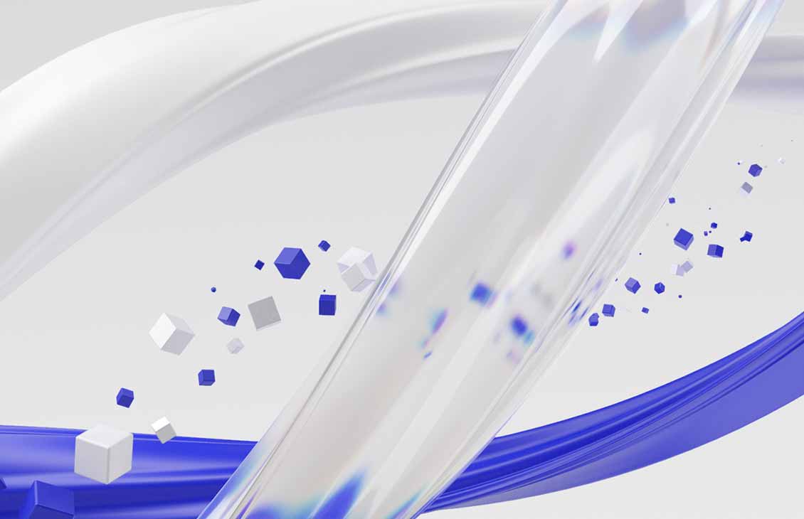 3D representation of chemical demulsifiers.