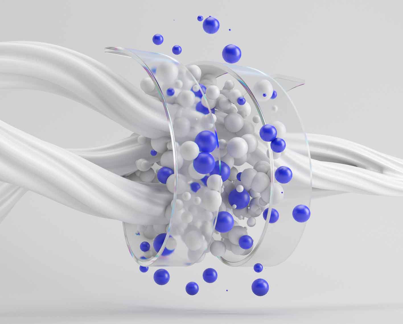 3D representation of scale inhibitor for oil wells