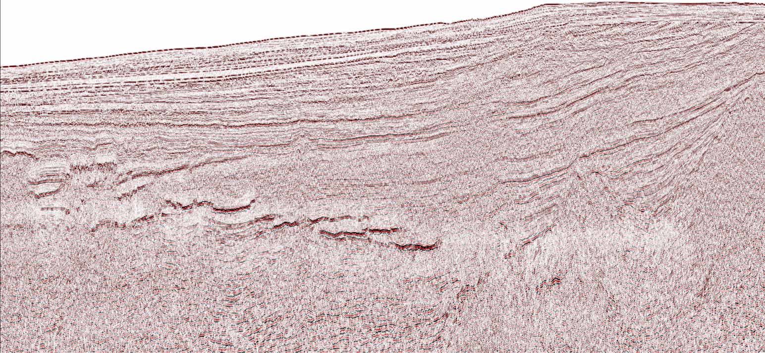 Image showing type section west to east  through Møre Basin transect