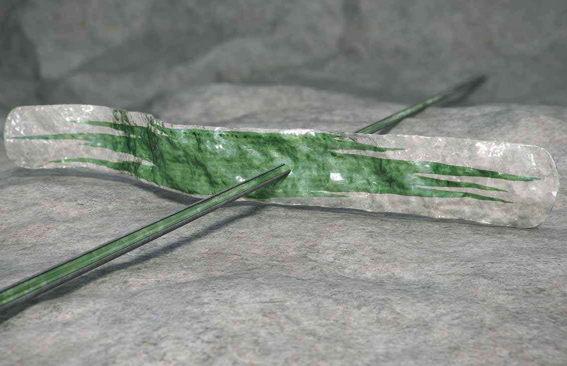 Openpath stimulation technique visualized inside a fracture.