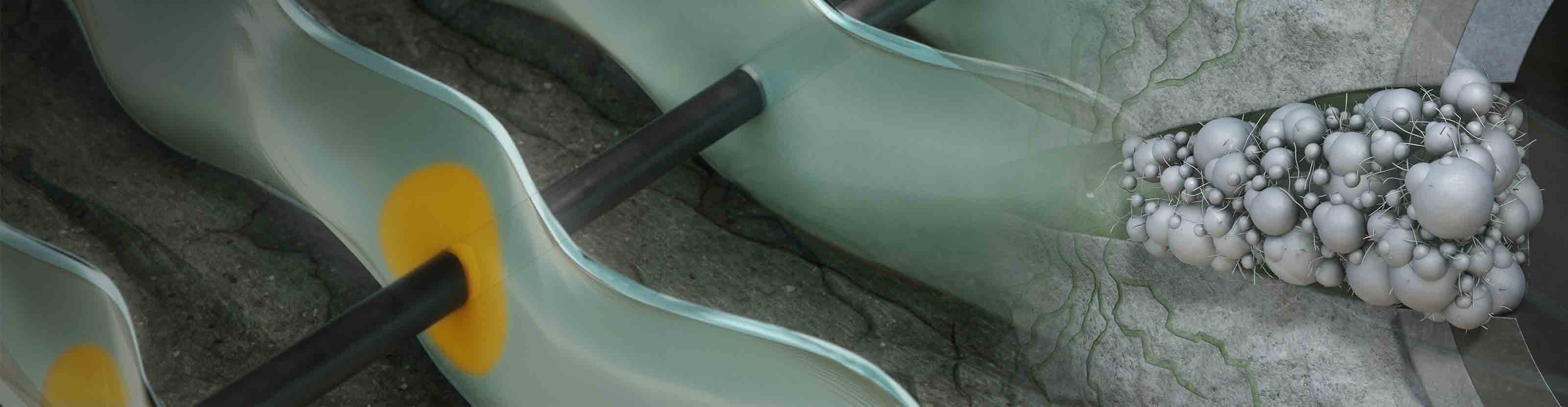 The acid treatment is diverted to higher stress regions, increasing stimulated rock volume.