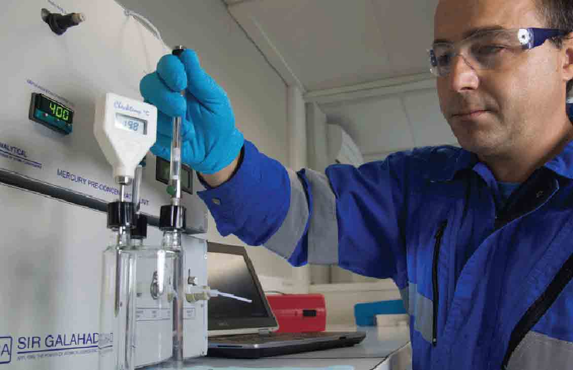 Lab equipment used in the wellsite labratory service.