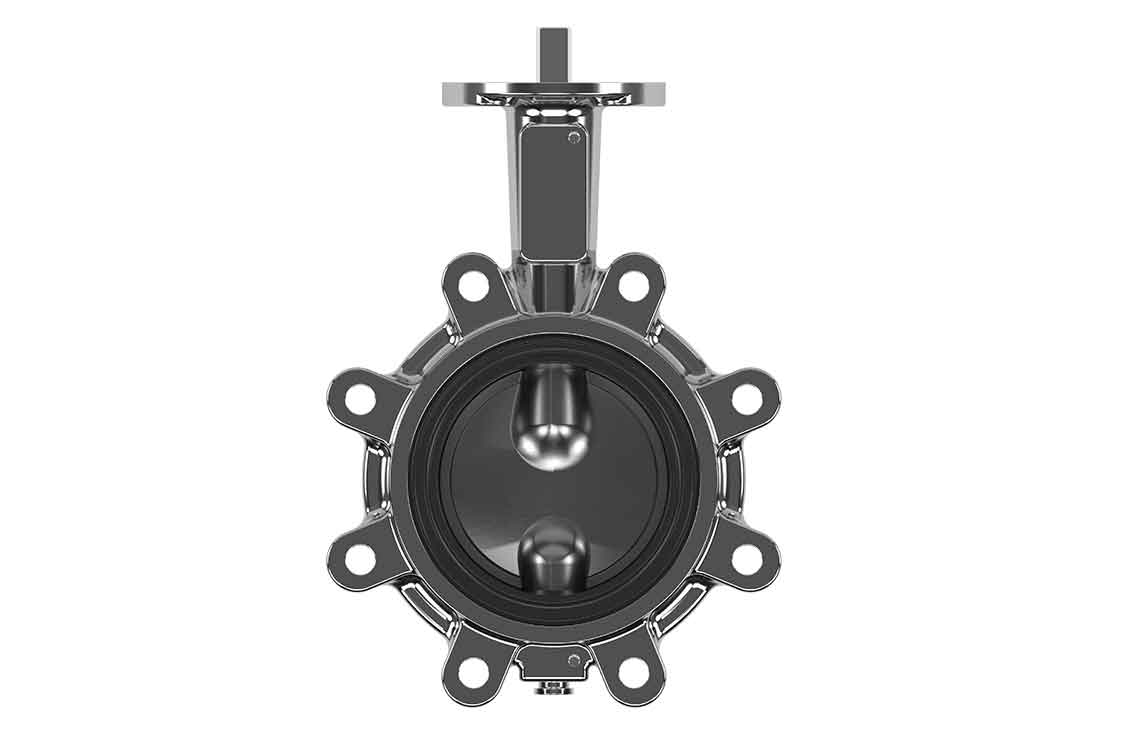 Rendering of a Demco butterfly valve.