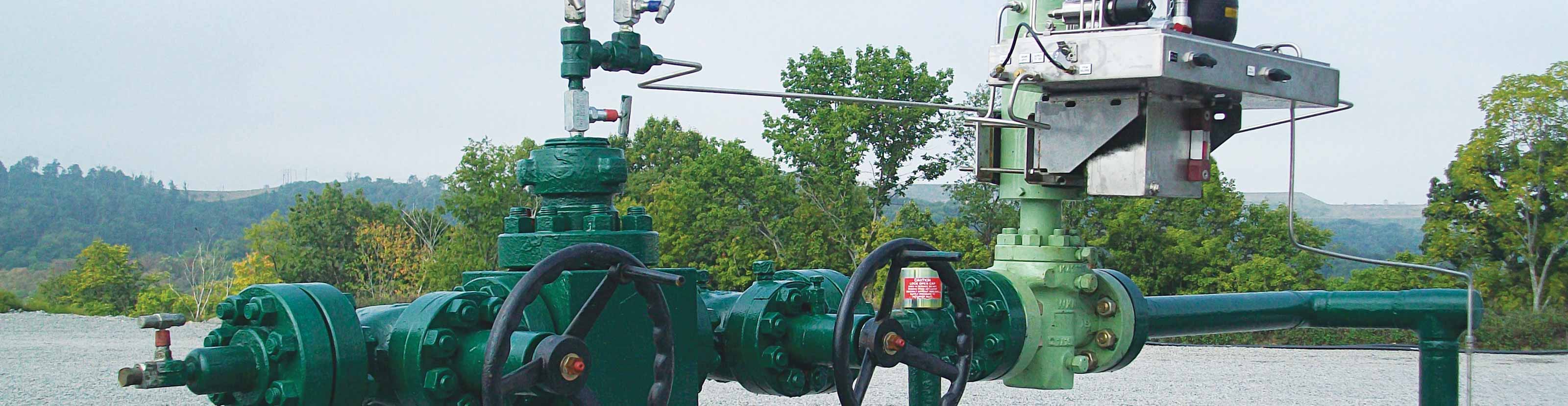Gate Valves installed in the field.