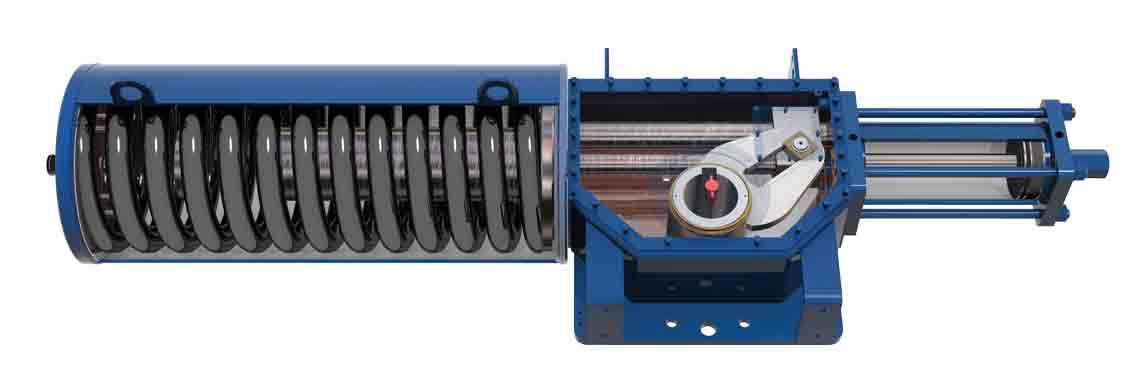Hydraulic actuator.